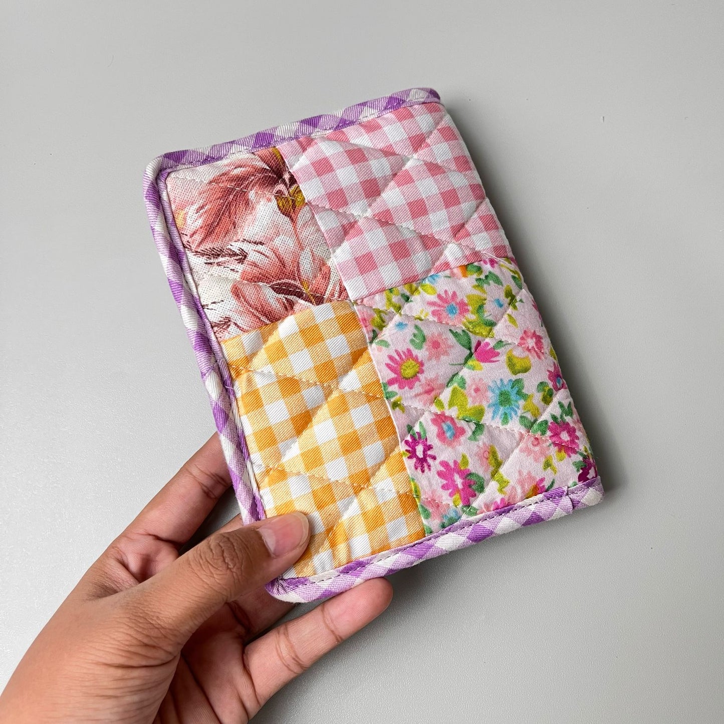 MINI "JOURNAL IBU"_REMAINING FABRIC PURPLE