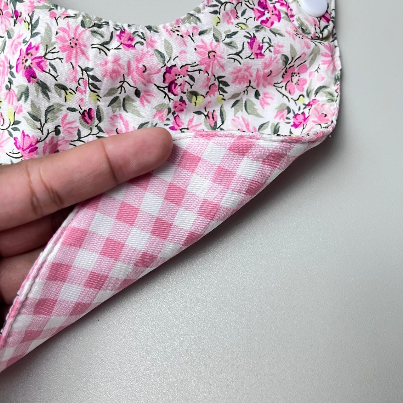 ROUND BIBS_A7233_MINI DAHLIA PINK