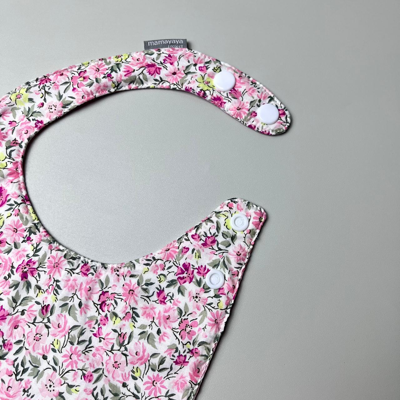 ROUND BIBS_A7233_MINI DAHLIA PINK