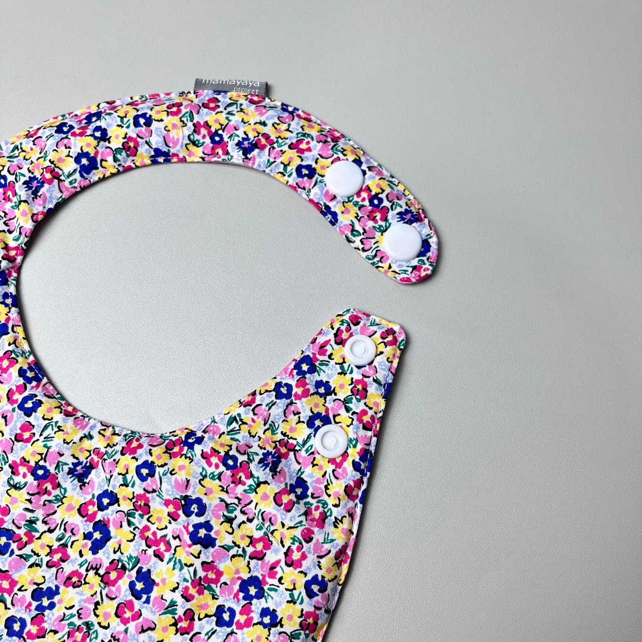 ROUND BIBS_A7251_CHEERFULL FLOWER