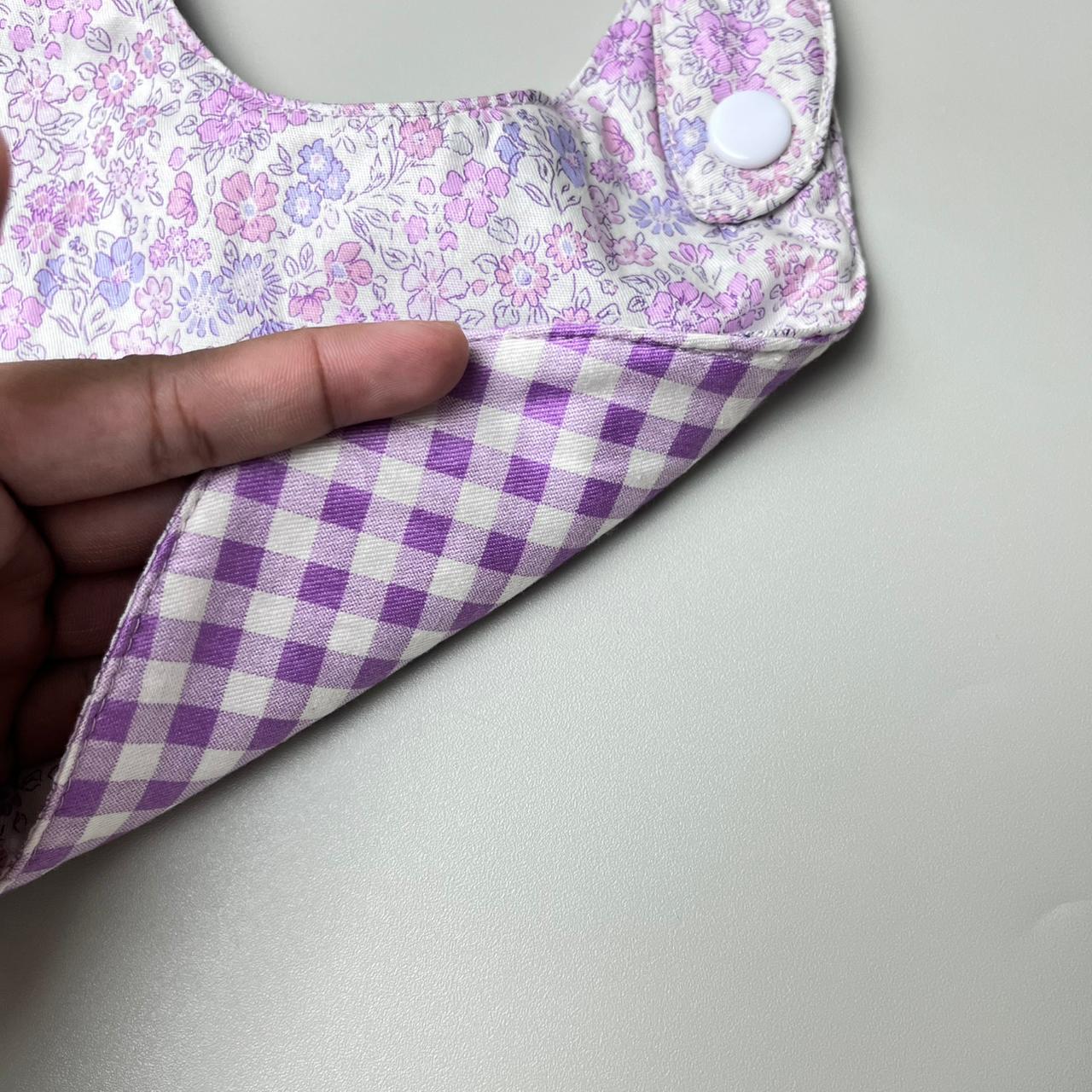 ROUND BIBS_A7269_MINI ASTER UNGU