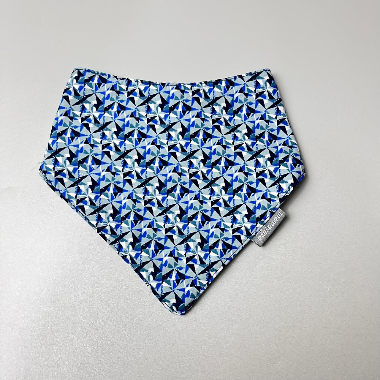 SCARF BIBS_A7264_ABSTRAK BIRU