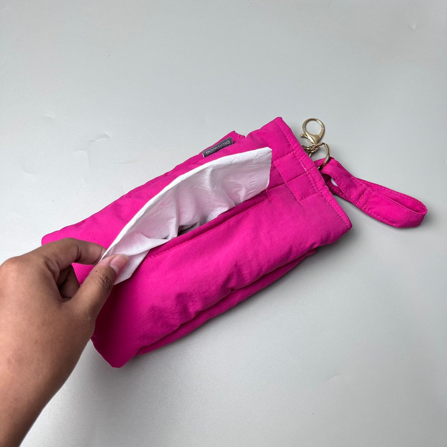 TISSUE POUCH 2 IN 1_C7091_FUCHSIA