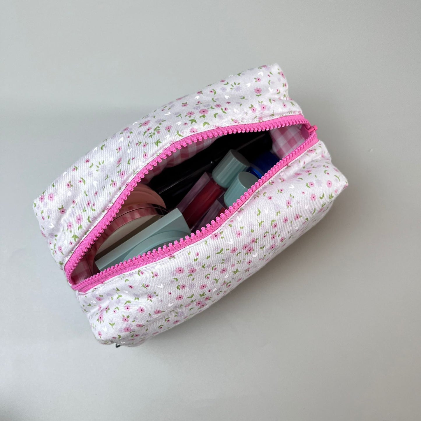 COSMETIC POUCH PUFFY_A7111_MINI DAISY MISTY