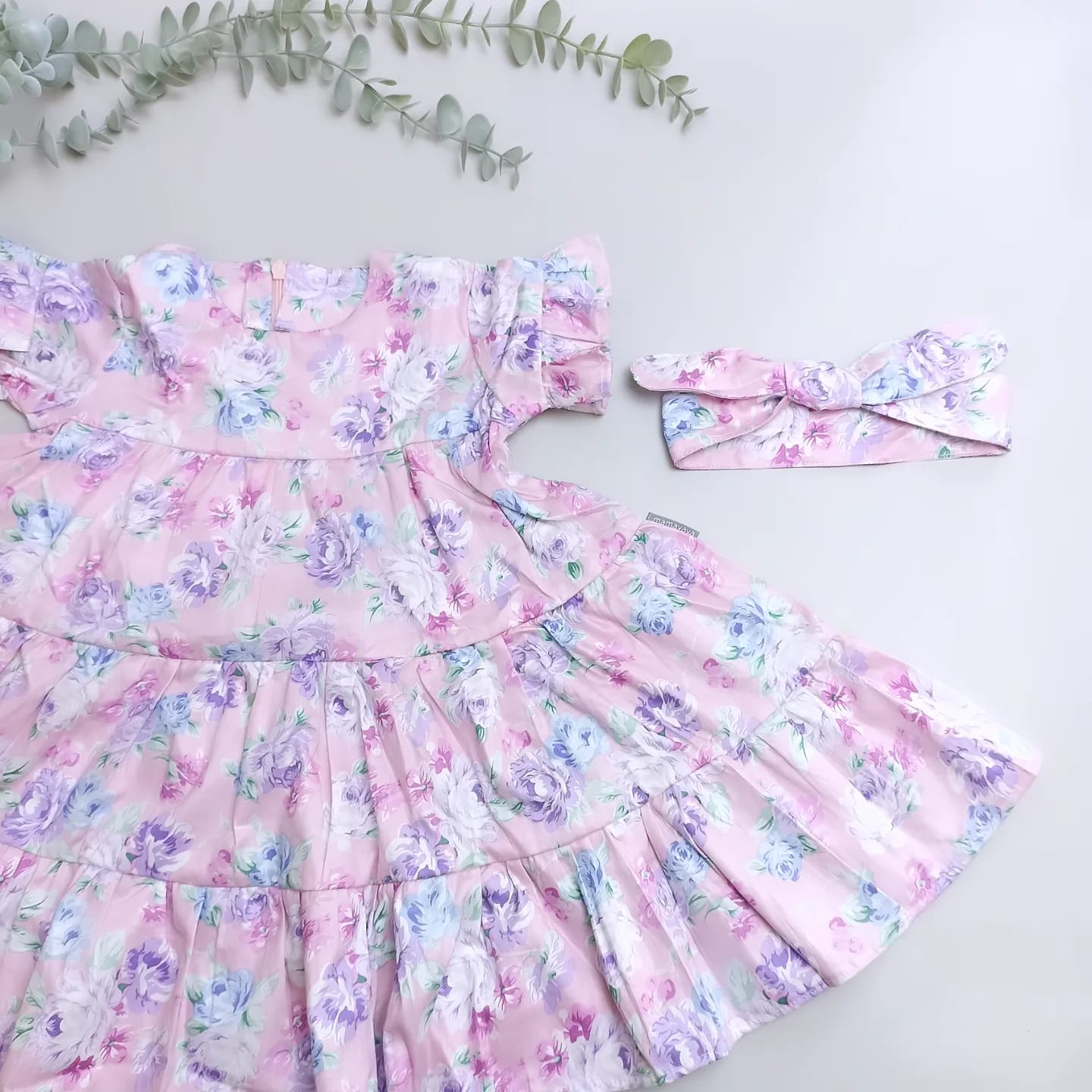 FLARE DRESS_A6224_0-6 M_BUNGA ANYELIR PINK