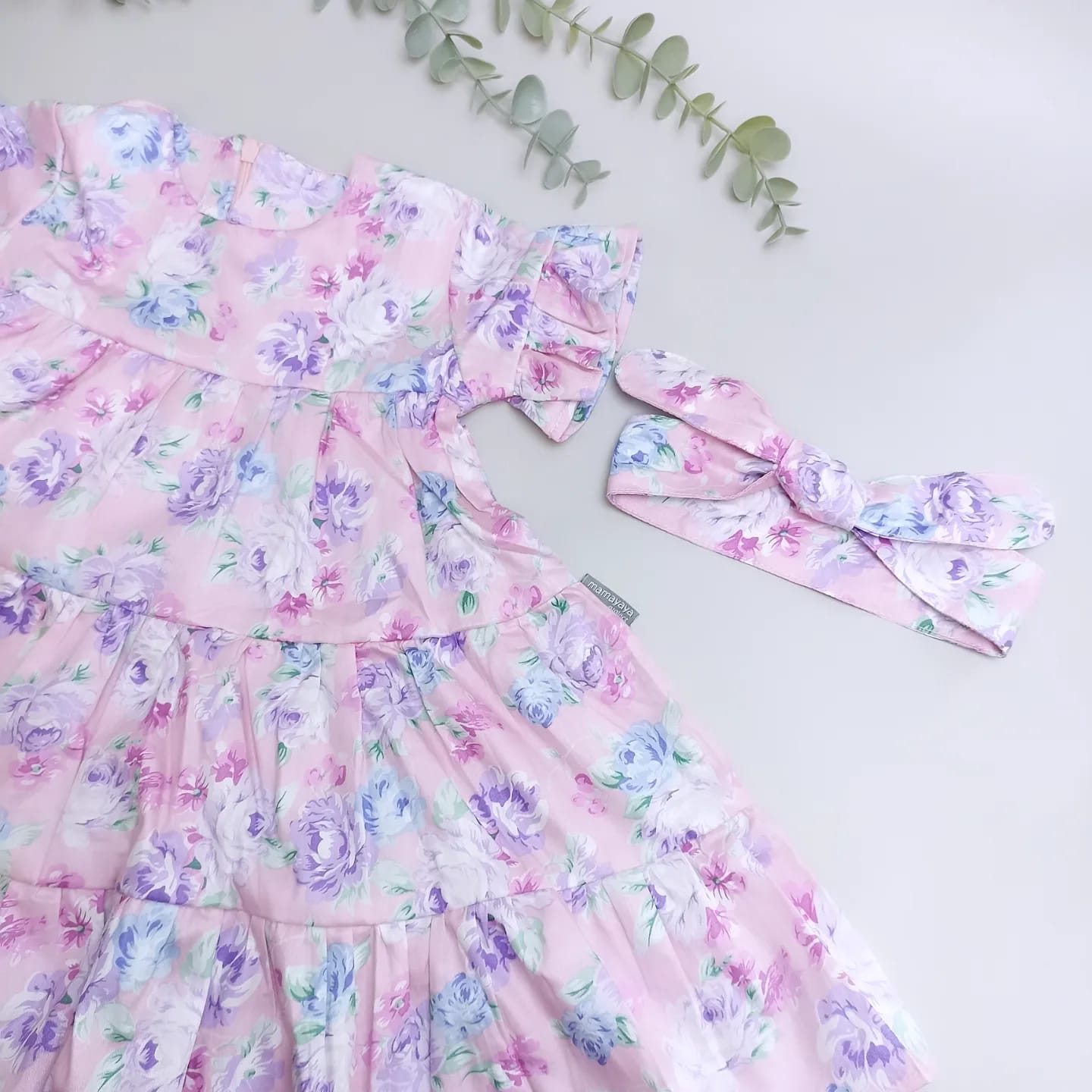 FLARE DRESS_A6224_0-6 M_BUNGA ANYELIR PINK