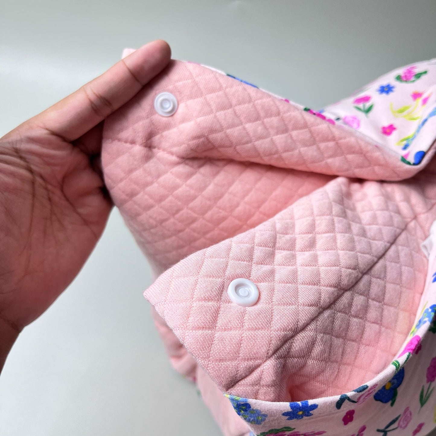 TRAVEL NURSING ARM PILLOW_B7231_FLOWER PINK
