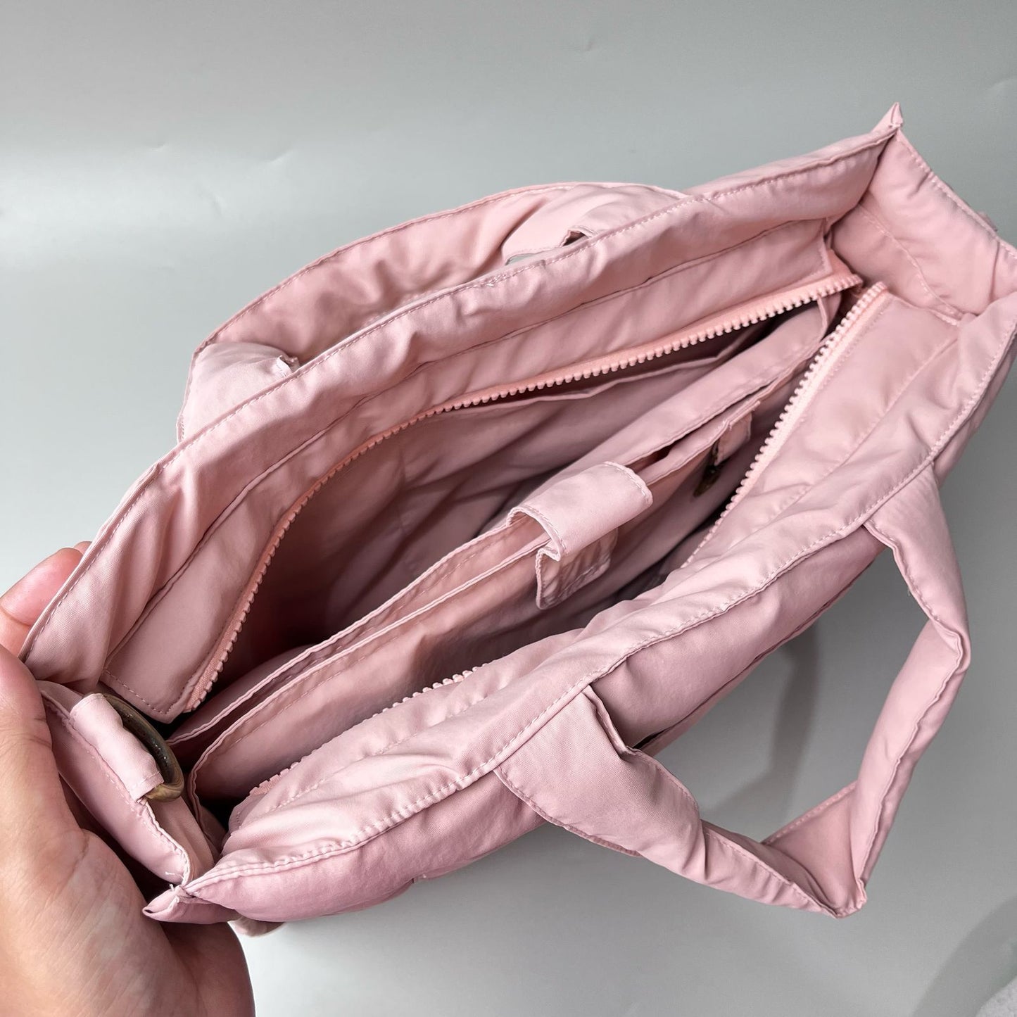 LAPTOP BAG + HAND SANITIZER_C7226_ROSEGOLD