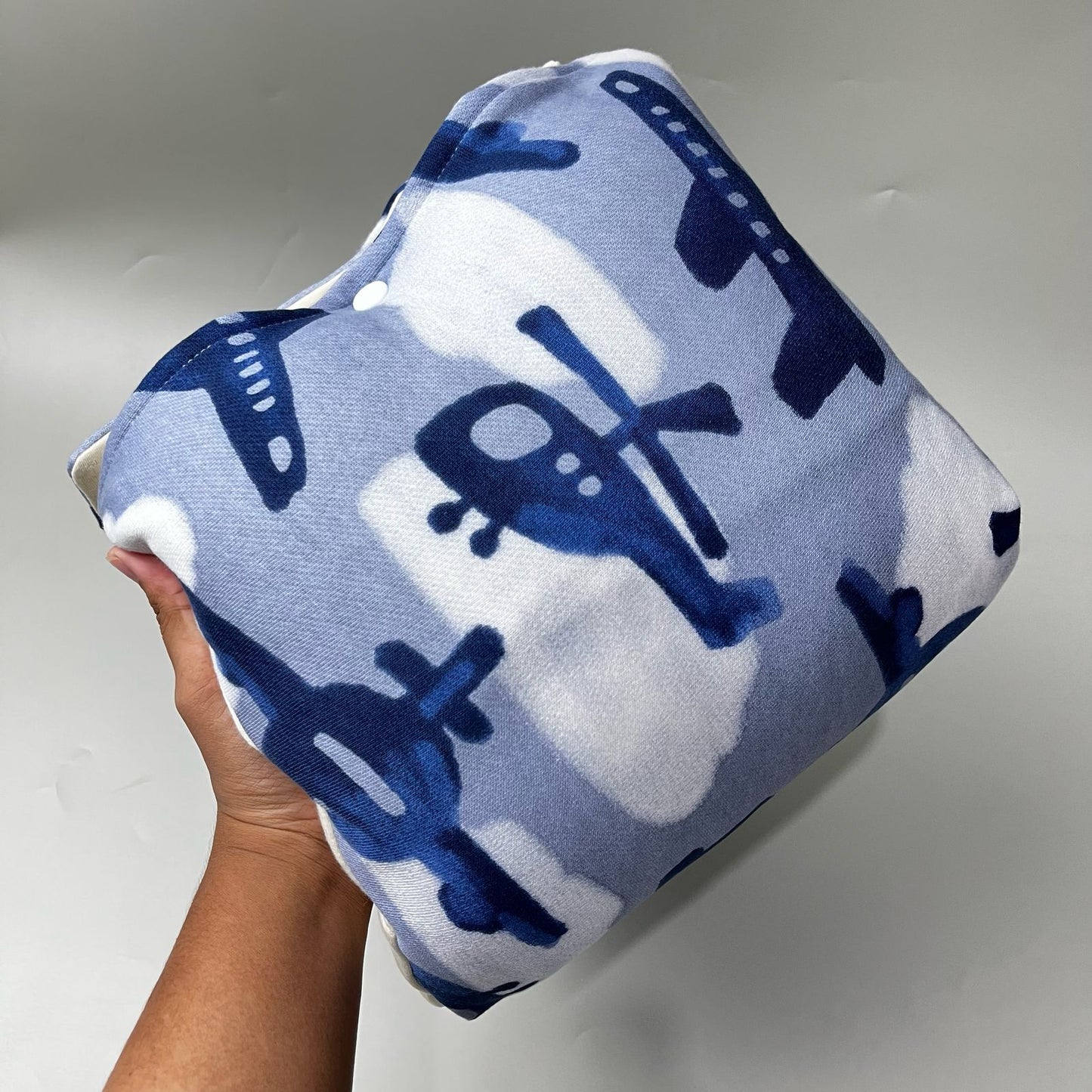 TRAVEL NURSING ARM PILLOW_B7276_PESAWAT BIRU