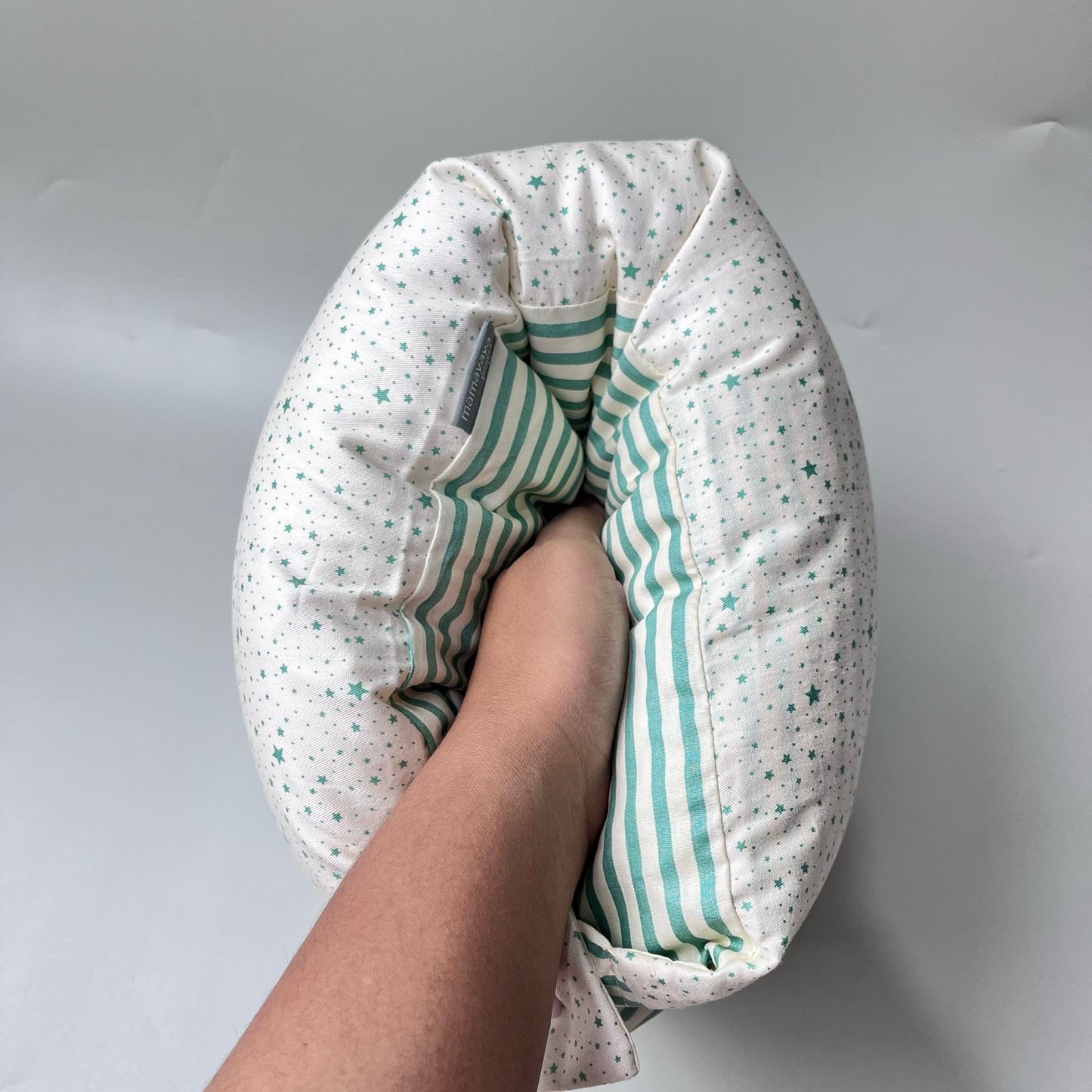 TRAVEL NURSING ARM PILLOW_A7262_BINTANG MINI HIJAU