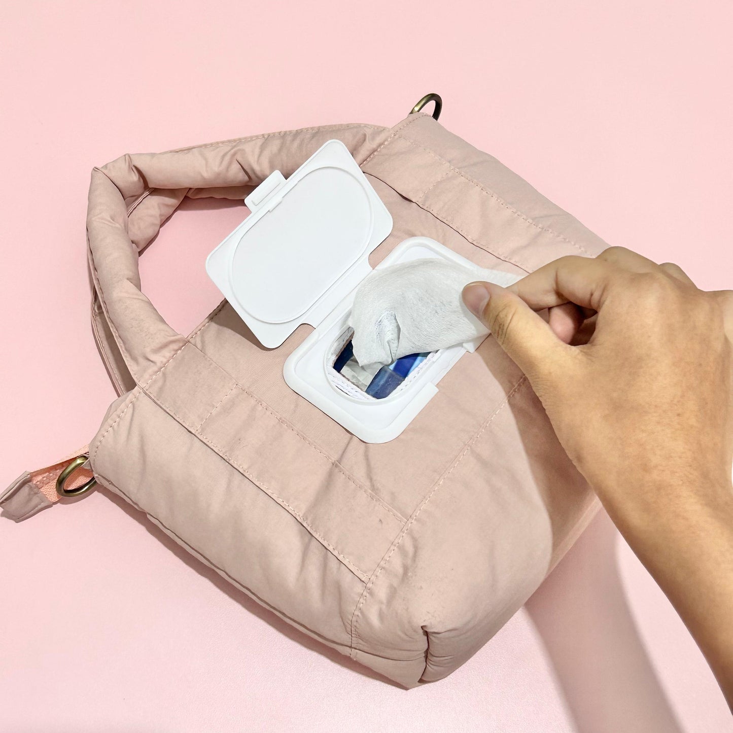 STB - SMALL TOTE BAG_ROMANTIC DUSTY PINK