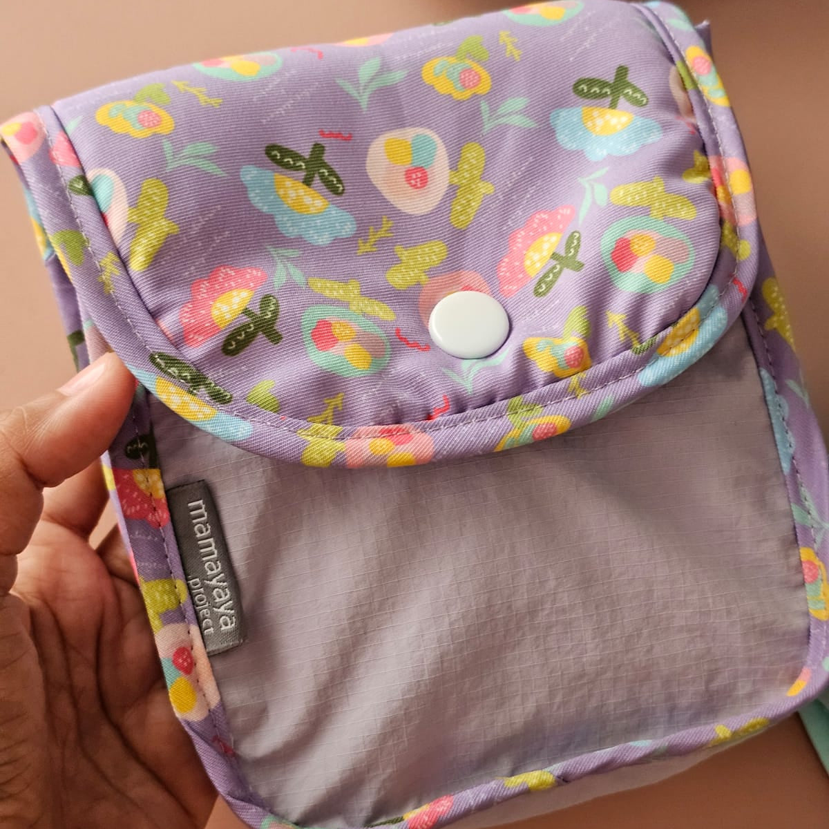 POUCH PEMBALUT_MINI AMARA LILAC (EDGE)