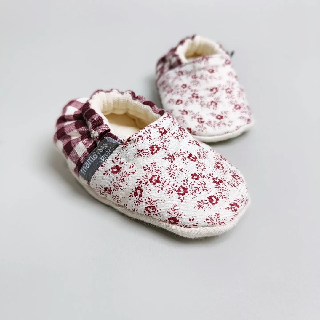 BABY SHOES_A4260_BUNGA MAROON_(9-12)