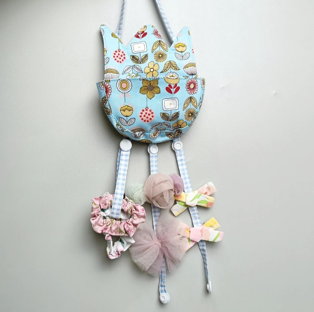 ACCESSORIES ORGANIZER_A3351_HAPPY FLOWER BLUE