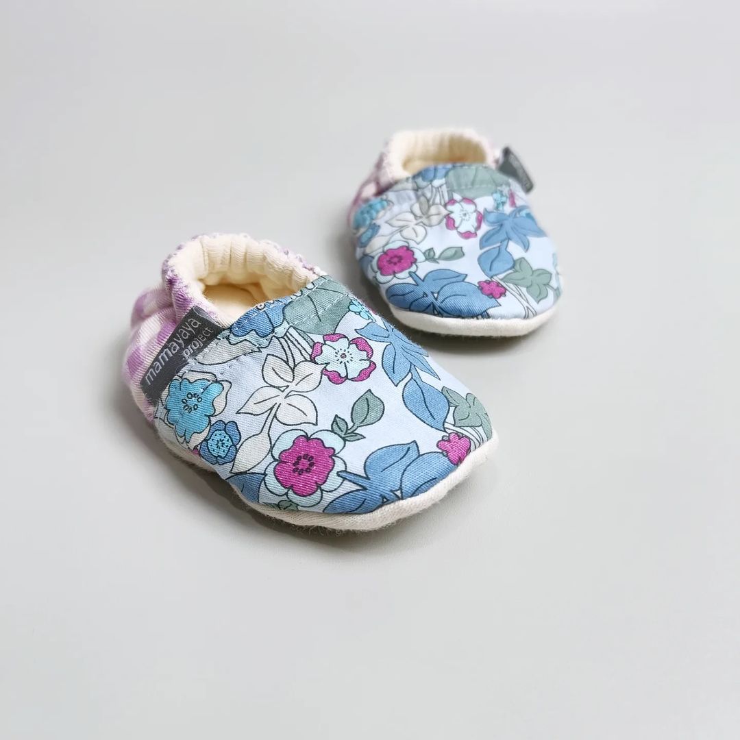 BABY SHOES_A4264_BUNGA ANEMONE HIJAU_(6-9)