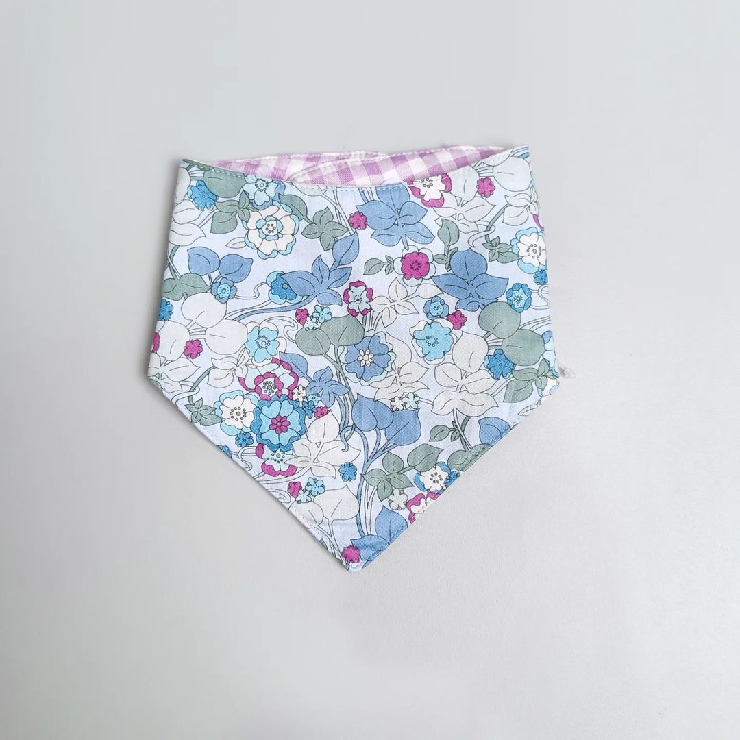 SCARF BIBS_A4264_BUNGA ANEMONE HIJAU