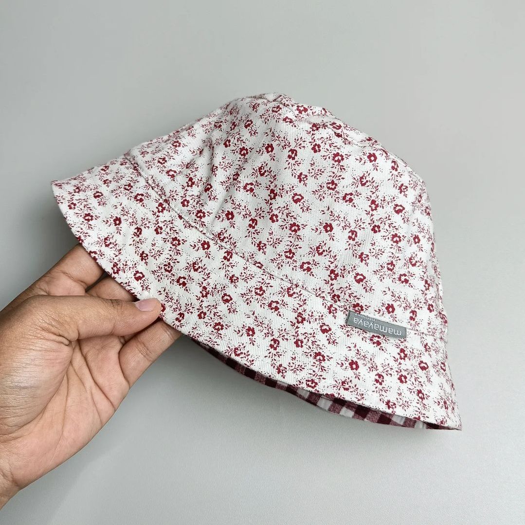 BUCKET HAT_A4260_BUNGA MAROON_58