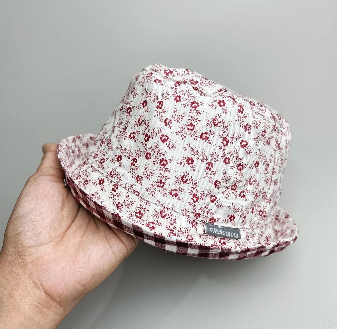 BUCKET HAT_A4260_BUNGA MAROON_62