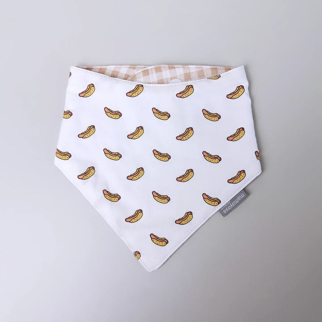 SCARF BIBS_A4169_HOTDOG PUTIH