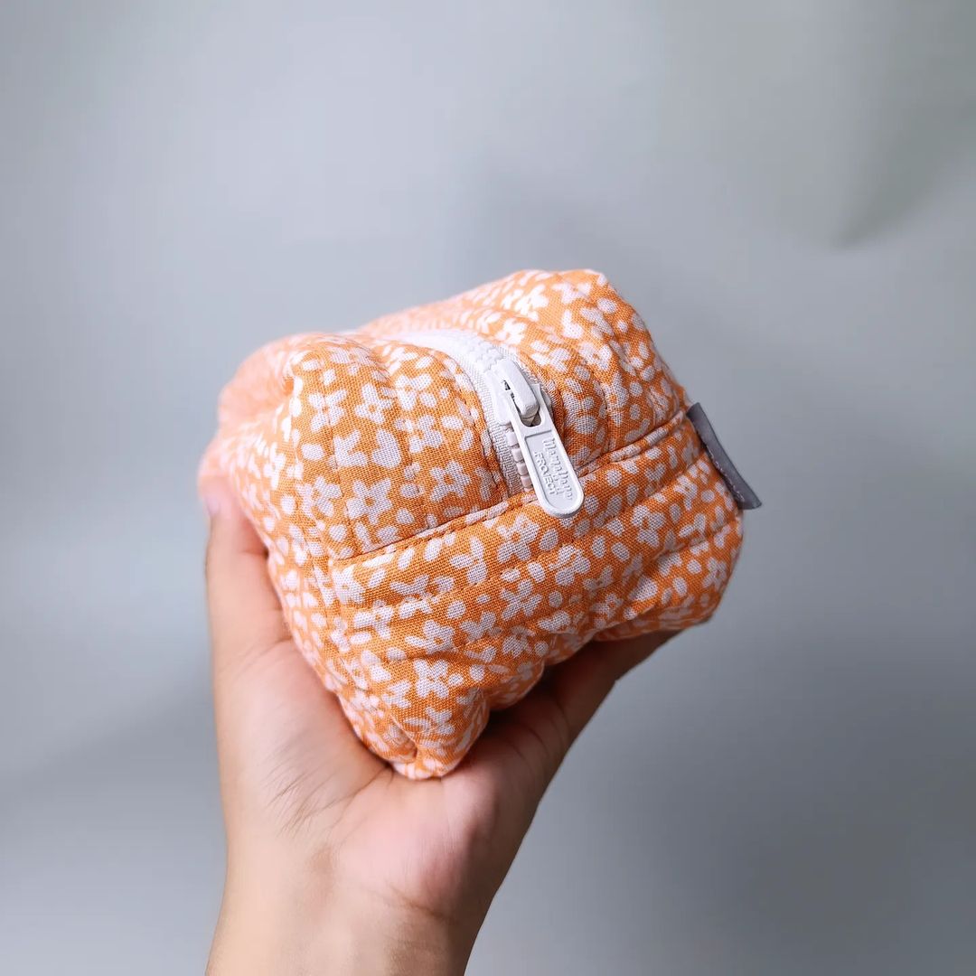 COSMETIC POUCH QUILTED_C6051_JASMINE ORANGE