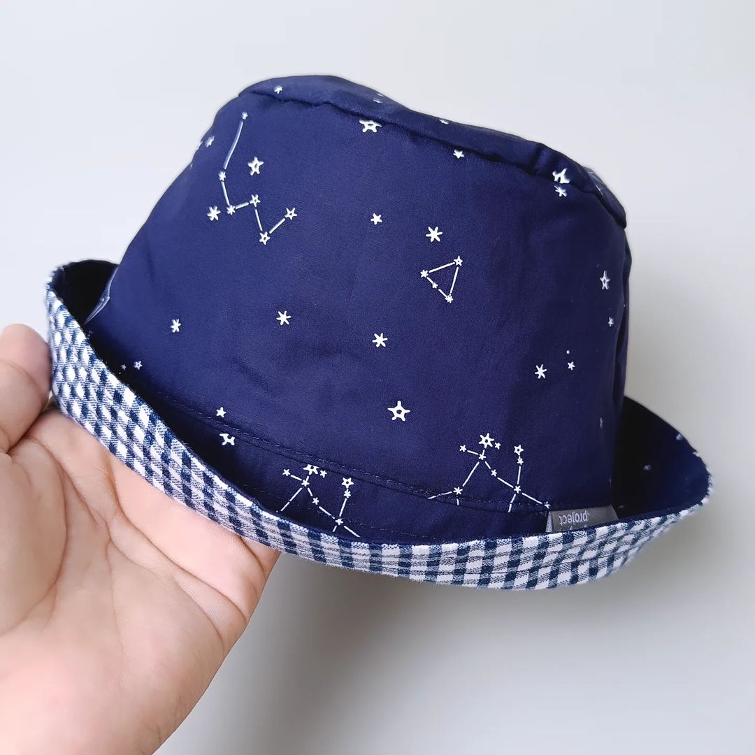 BUCKET HAT_A6124_RASI BINTANG NAVY_58