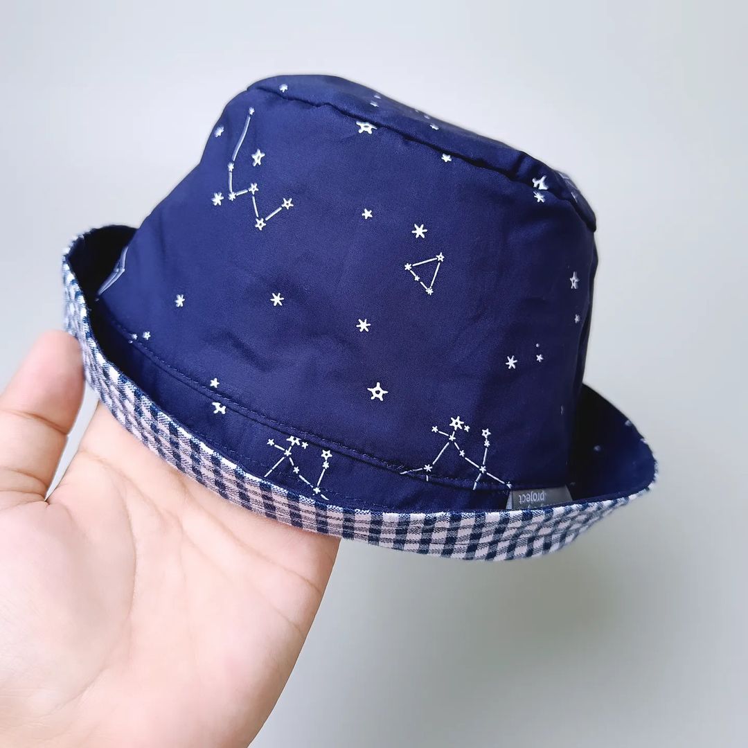 BUCKET HAT_A6124_RASI BINTANG NAVY_62