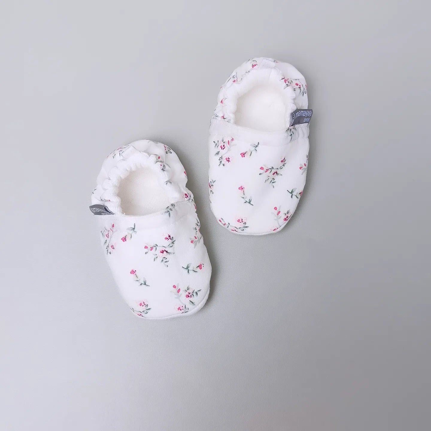 BABY SHOES_A3350_BUNGA PEONY PUTIH_(3-6)