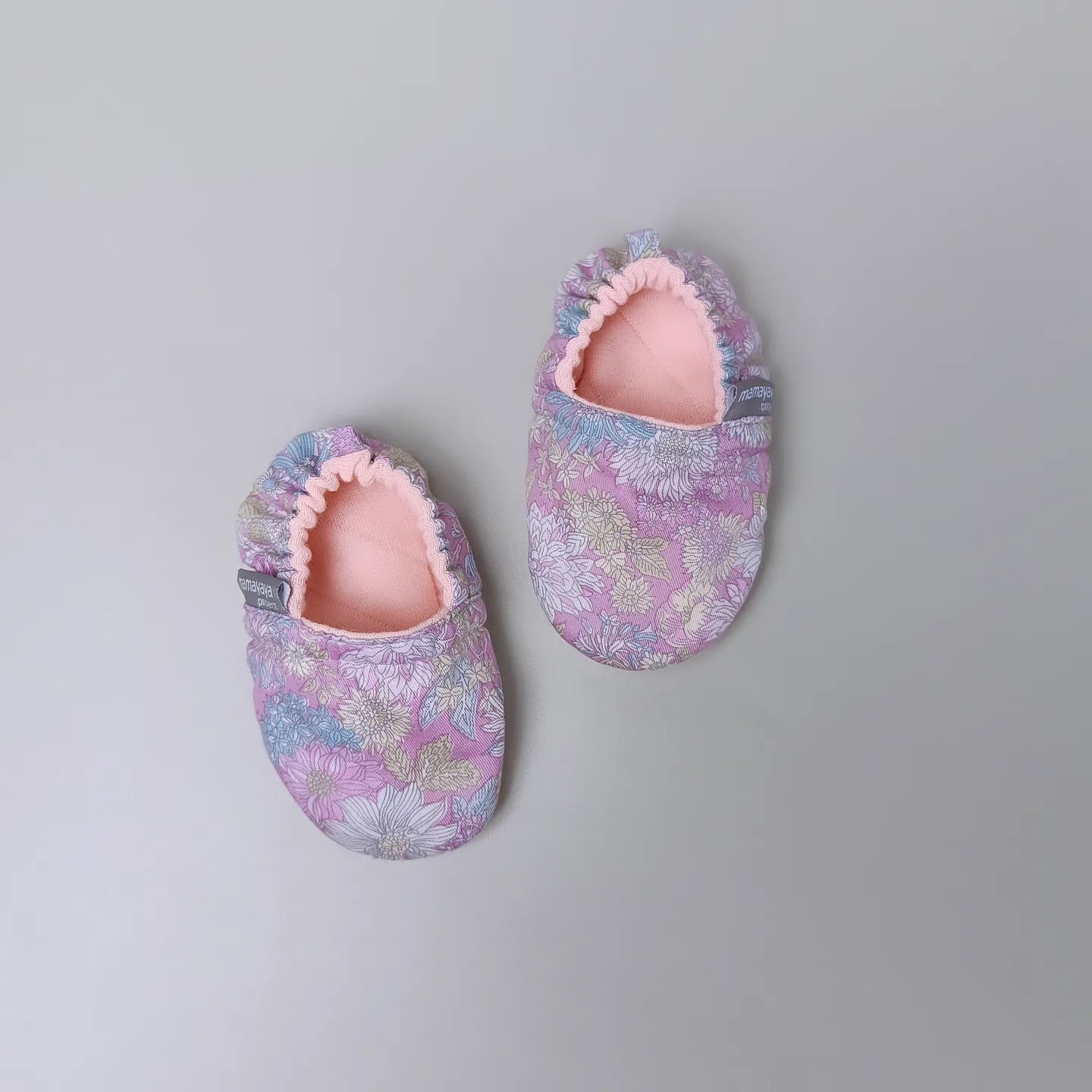 BABY SHOES_A6084_BUNGA KRISAN UNGU_(3-6)