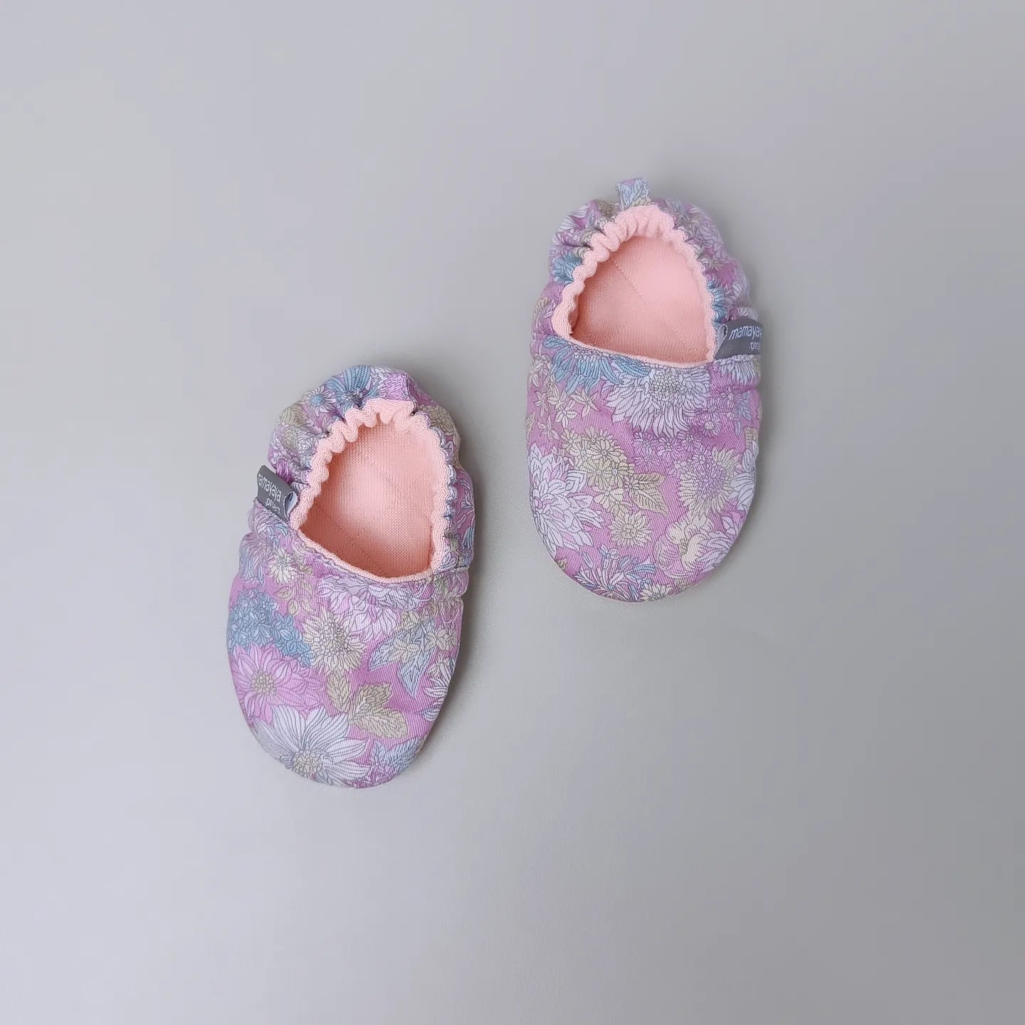 BABY SHOES_A6084_BUNGA KRISAN UNGU_(3-6)