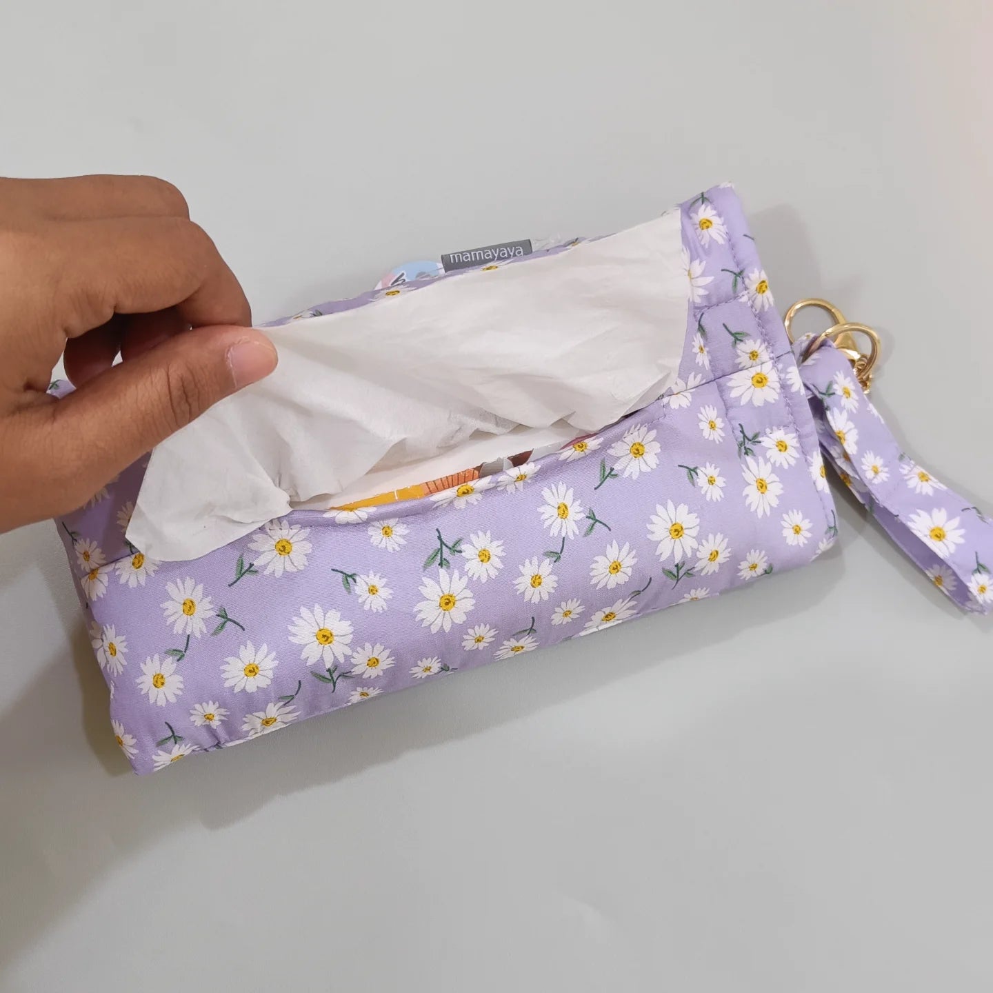 TISSUE POUCH 2 IN 1_A7468_GARBERA UNGU