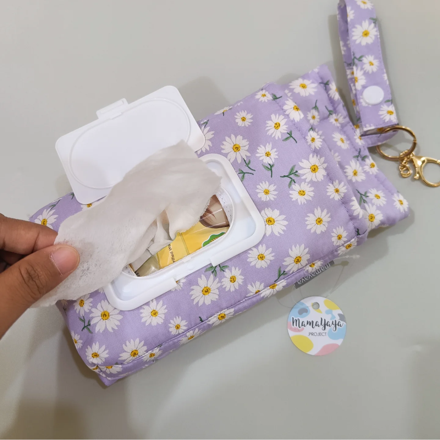 TISSUE POUCH 2 IN 1_A7468_GARBERA UNGU
