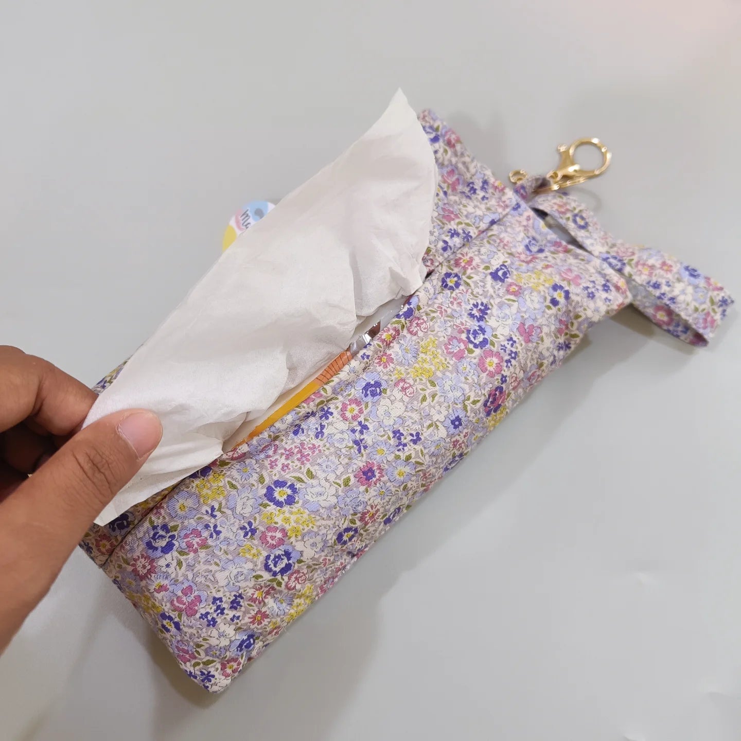TISSUE POUCH 2 IN 1_A8019_MINI ANEMONE BIRU
