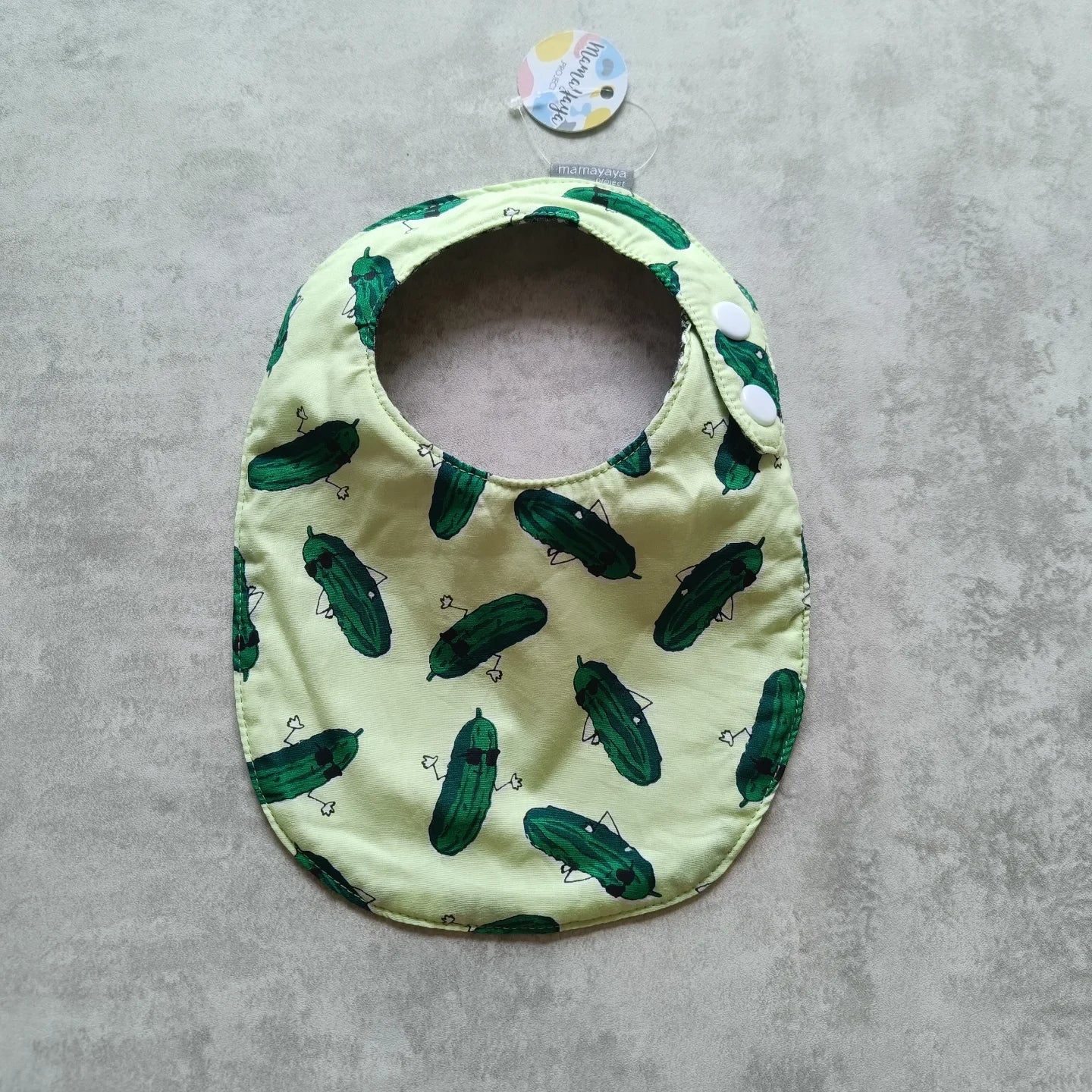 ROUND BIBS_A7382_CUCUMBER