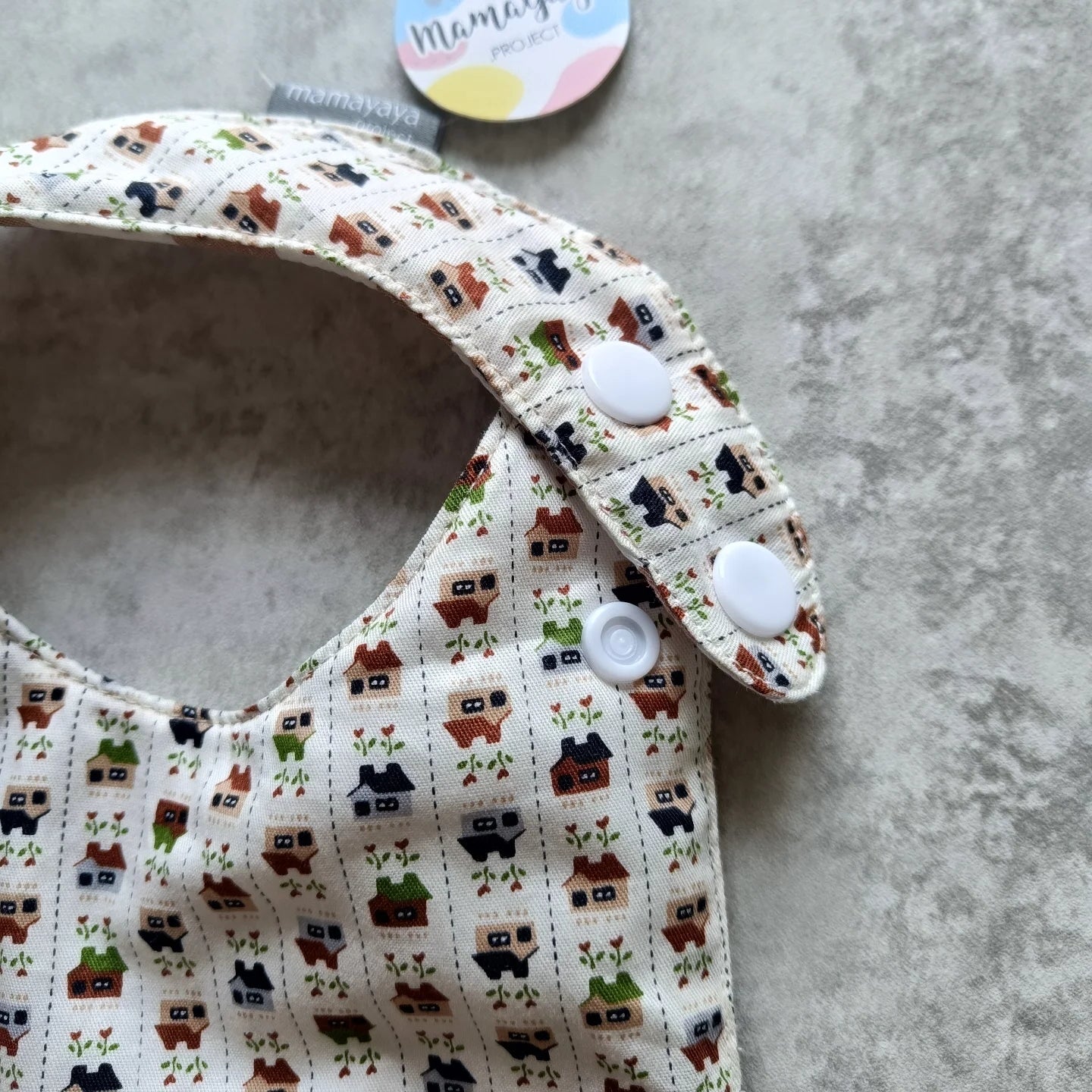 ROUND BIBS_A7431_RUMAH COKLAT