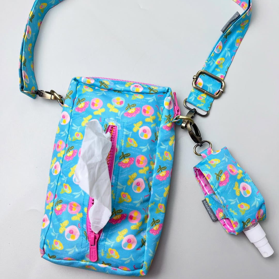 PHONE WALLET POUCH (PWP) + HS HOLDER_C7088M_MINI AMARA LIGHTSEA (MILKY)