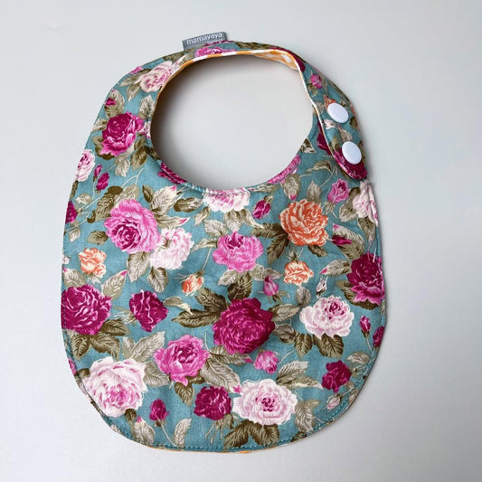 ROUND BIBS_A7161_CAMELIA HIJAU