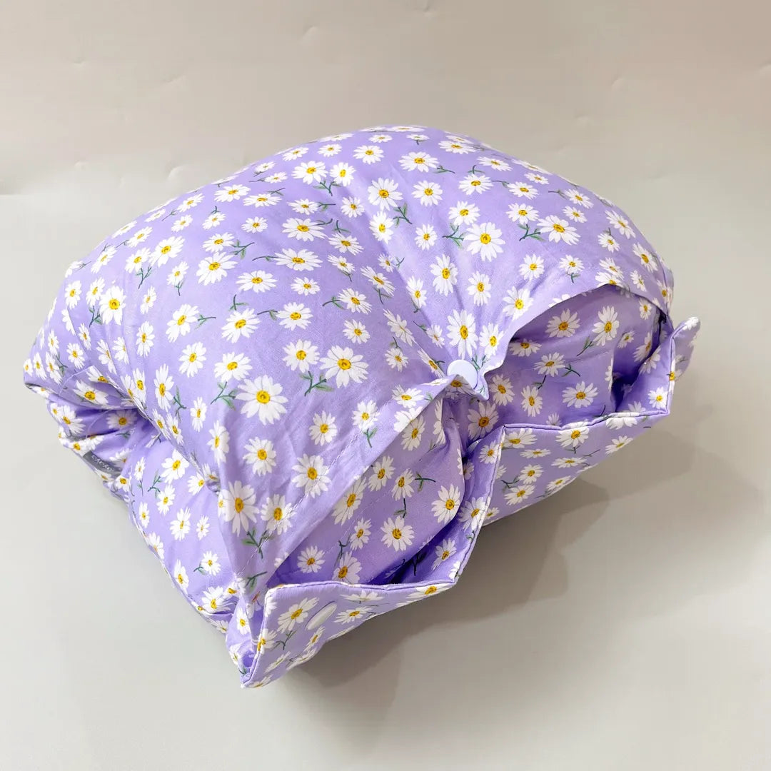 TRAVEL NURSING ARM PILLOW_⁠A7468_GARBERA UNGU (KATUN)