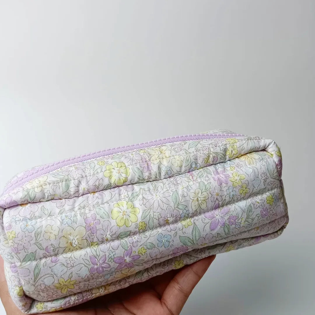 PENCIL CASE_BUNGA KUNING PASTEL