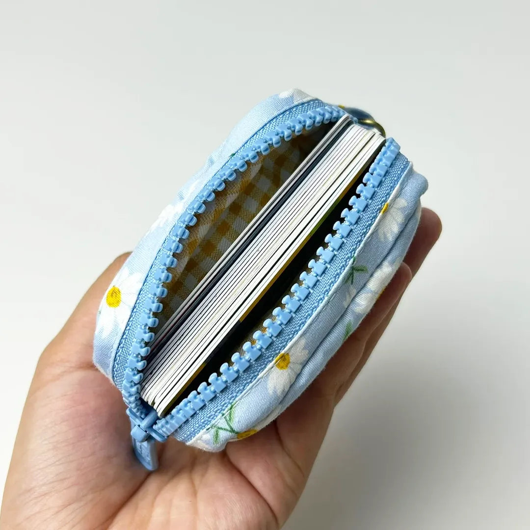 POUCH COIN_GARBERA BIRU