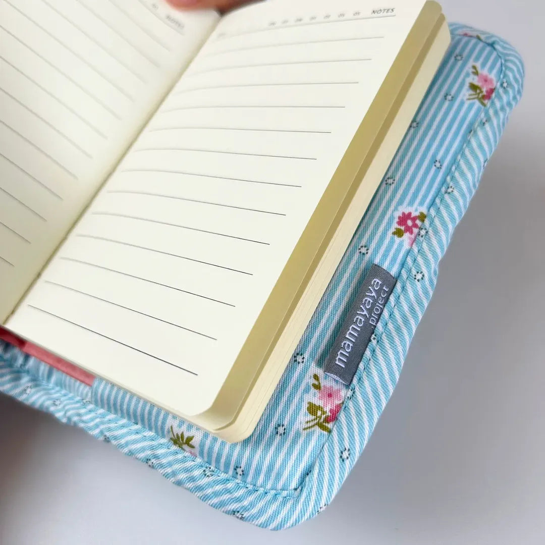 MINI "JOURNAL IBU"_BUNGA GARIS BIRU