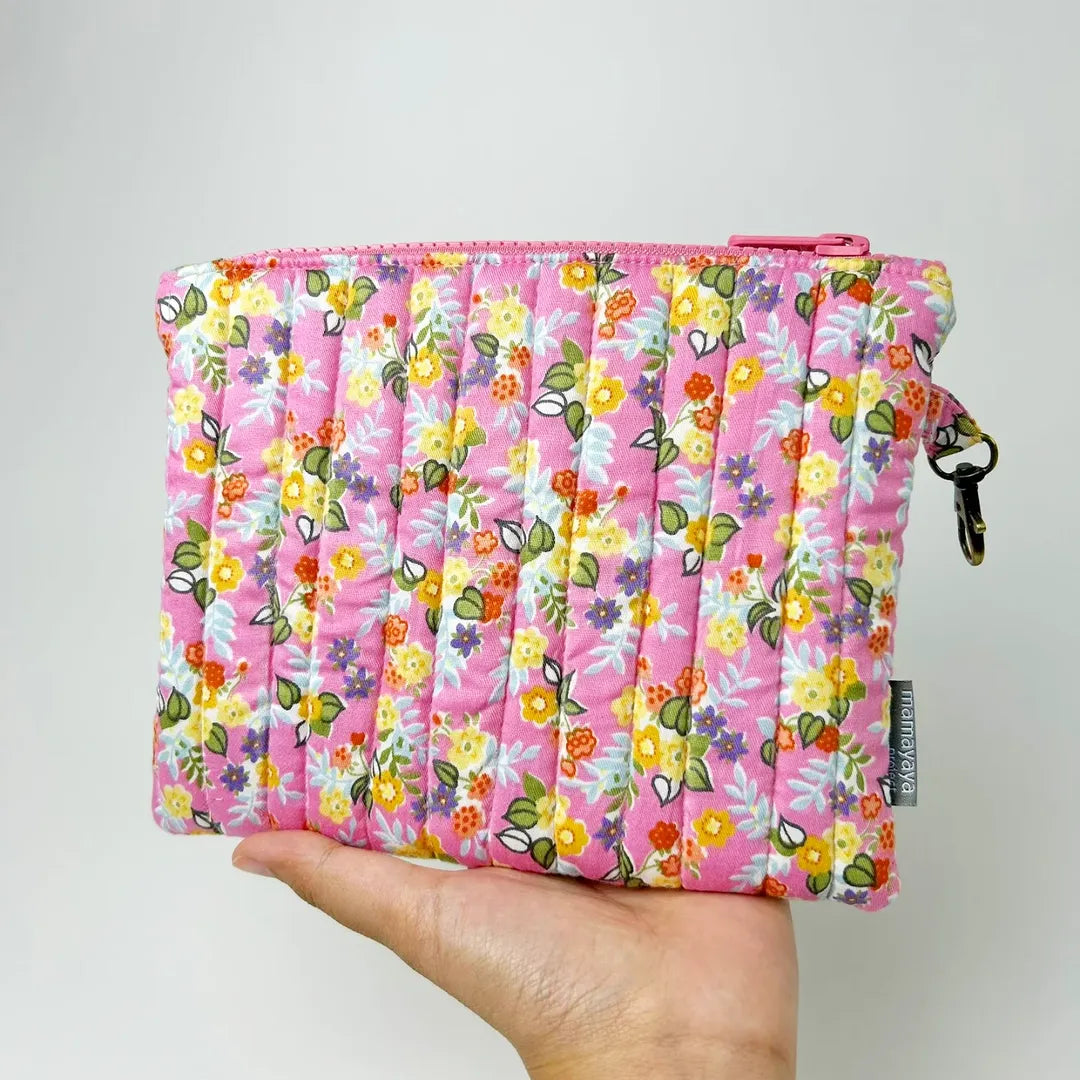 SLIM POUCH_BUNGA PINK