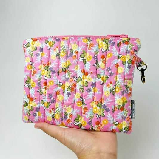 SLIM POUCH_BUNGA PINK
