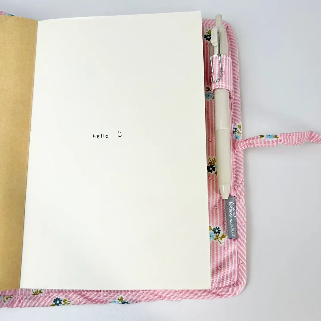 JOURNAL BOOK_BUNGA GARIS PINK