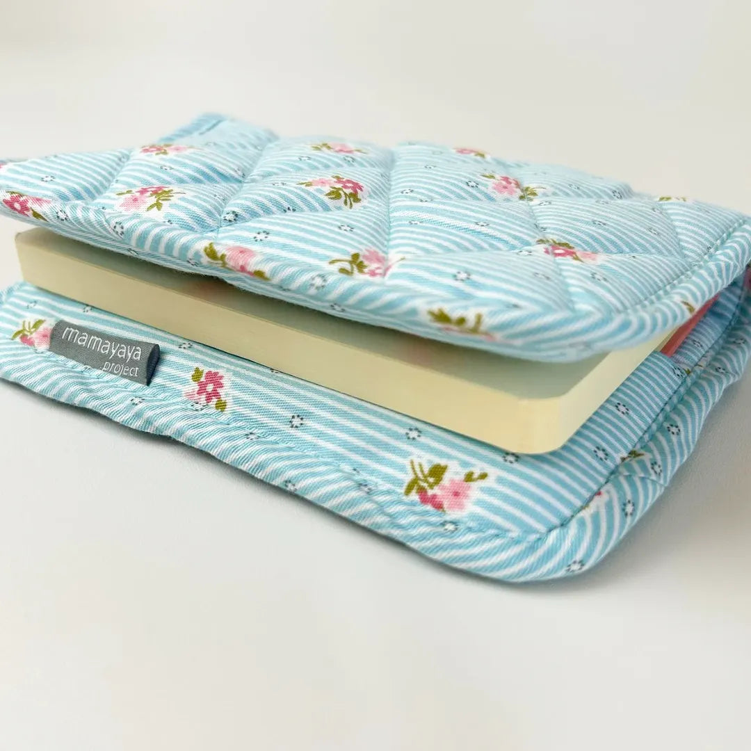 MINI "JOURNAL IBU"_BUNGA GARIS BIRU