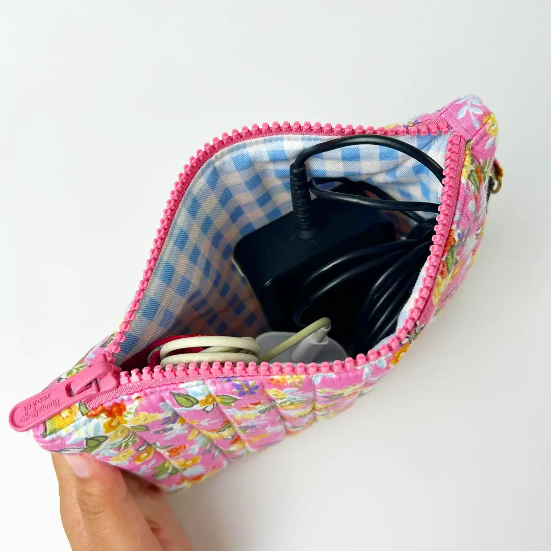 SLIM POUCH_BUNGA PINK