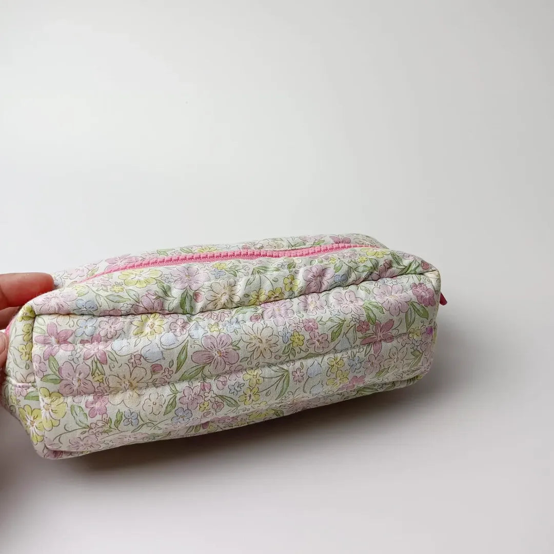 PENCIL CASE_BUNGA PINK PASTEL