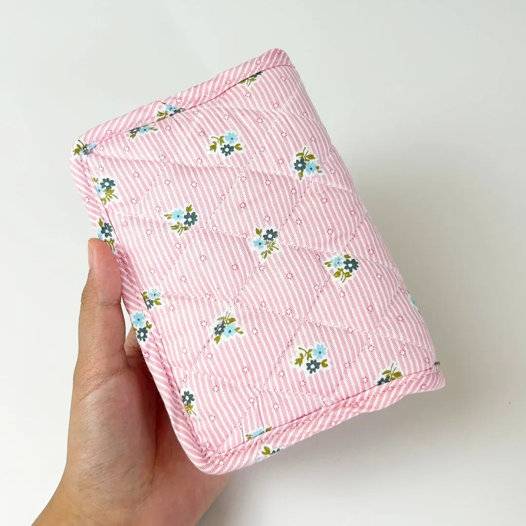 MINI "JOURNAL IBU"_BUNGA GARIS PINK