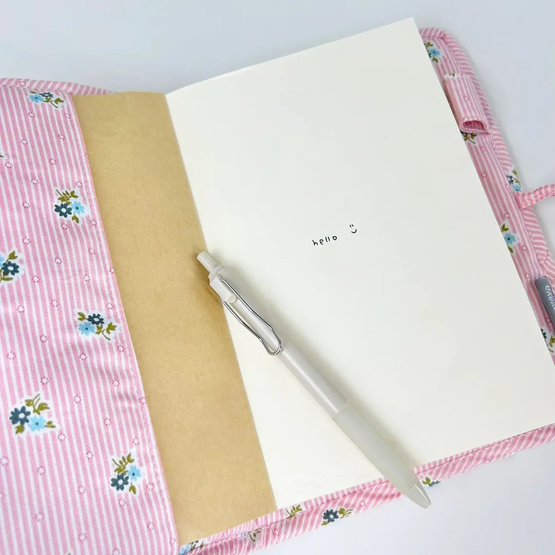 JOURNAL BOOK_BUNGA GARIS PINK