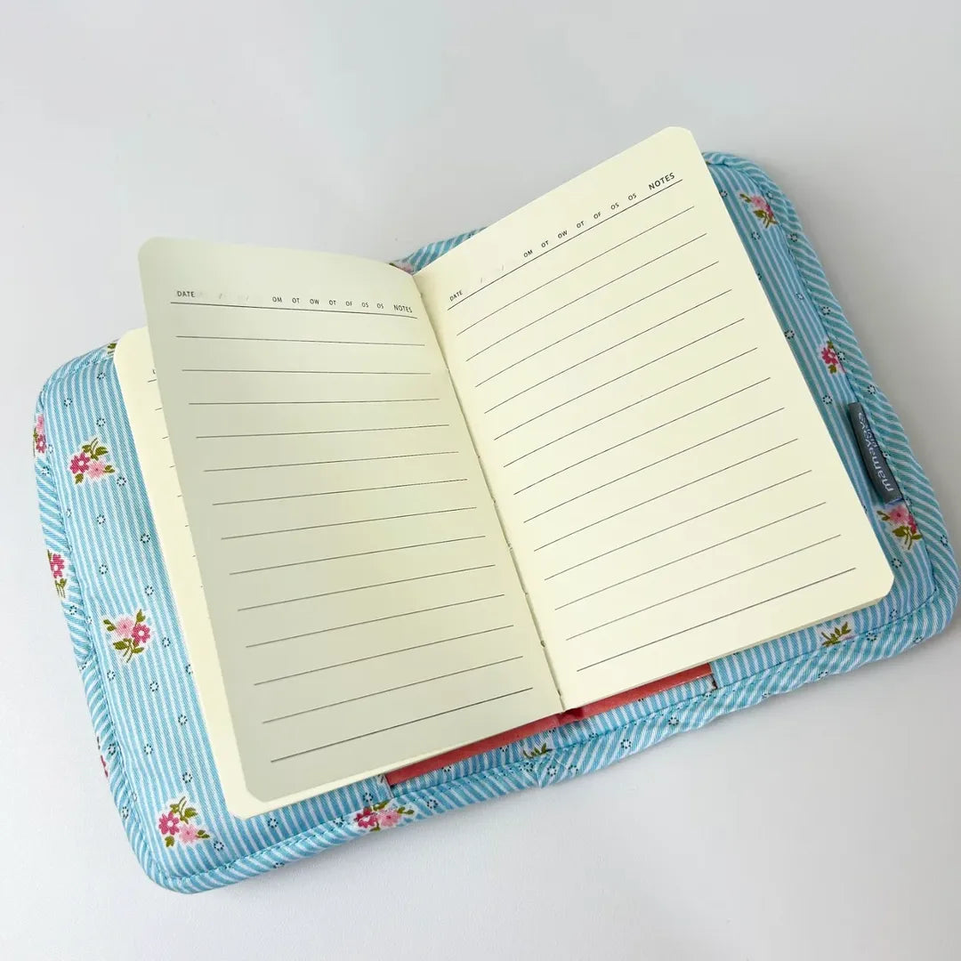 MINI "JOURNAL IBU"_BUNGA GARIS BIRU