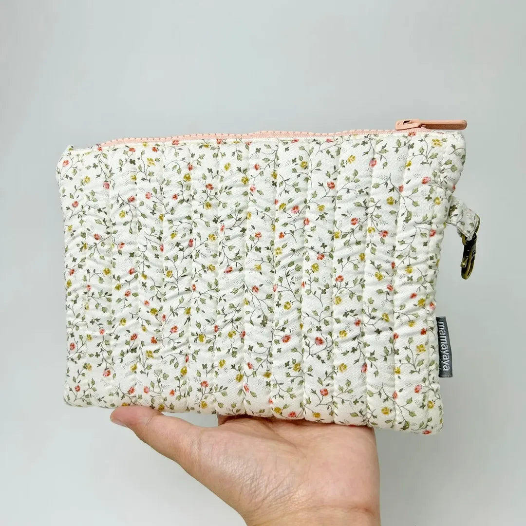 SLIM POUCH_GLOXINIA GREEN RED